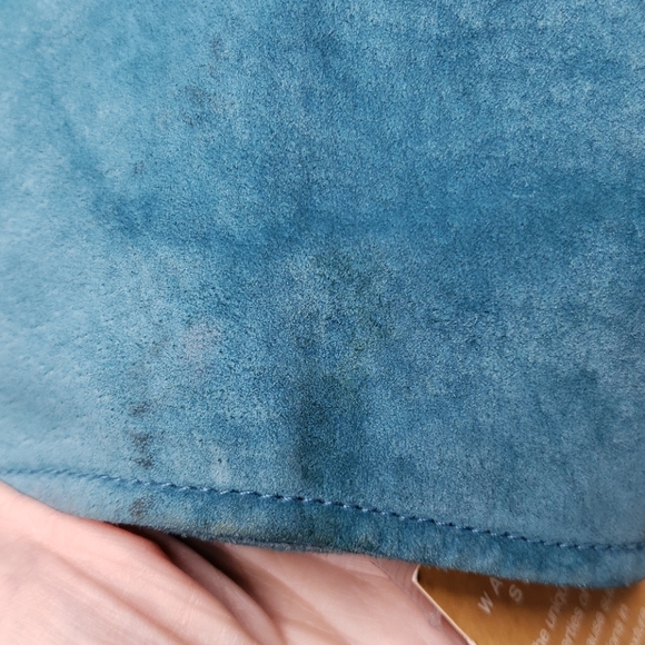 Kate Hill Genuine Suede Leather Shirt Jacket Size 10 - Picture 9 of 9